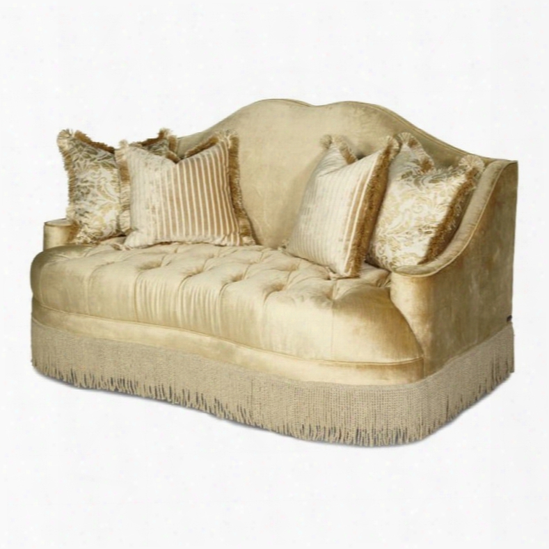 Aico Imperial Court Tufted Loveseat By Michael Amini