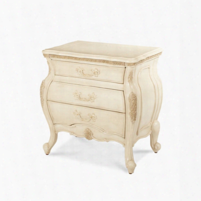 Aico Lavelle Blanc Nightstand By Michael Amini