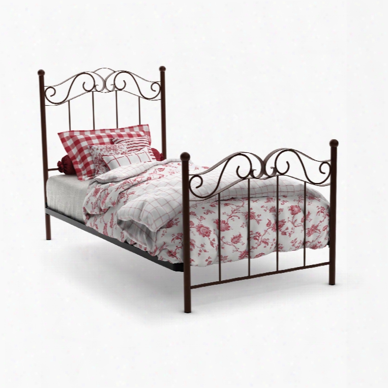 Amisco Cecilia Twin Platform Bed (with Versatile Mattress Support)