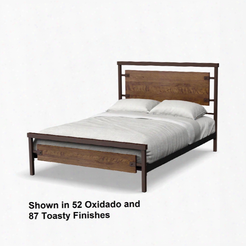 Amisco Timber Full Platform Bed (with Versatile Mattress Support)