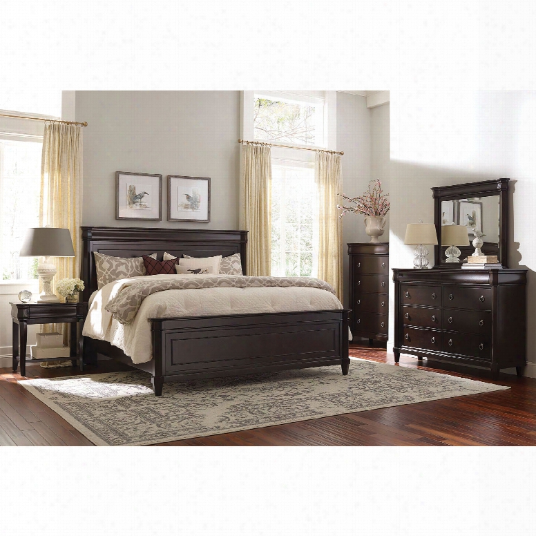 Broyhill Aryell California King Panel Bed In Cacao