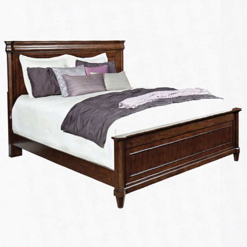 Broyhill Aryell King Panel Bed In Autumn Cherry