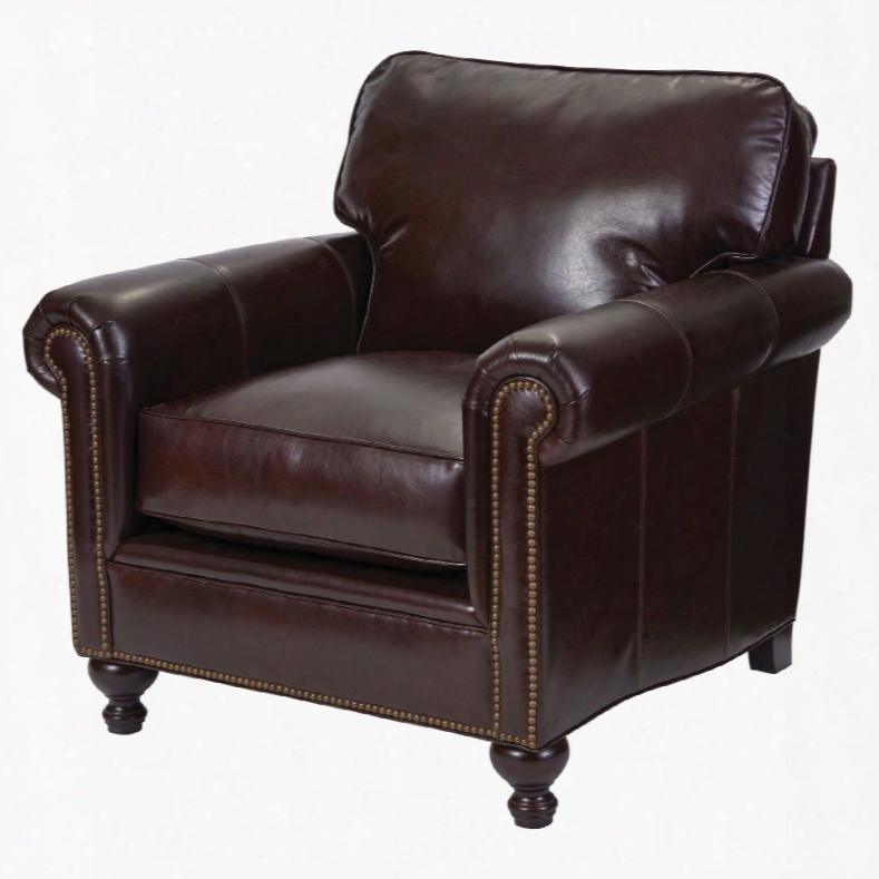 Broyhill Tanners Choice Harrison Leather Chair