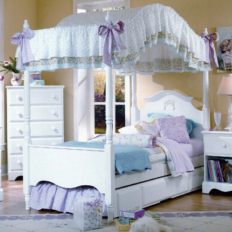 Carolina Furniture Works Cottage Full Princess Canopy Bed