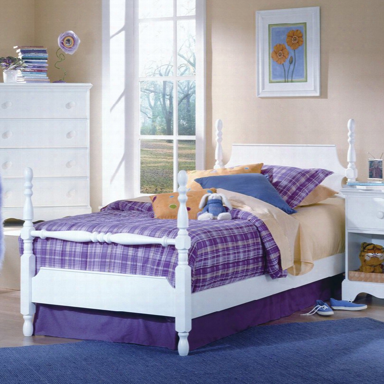 Carolina Furniture Works Cottage Twin Poster Bed