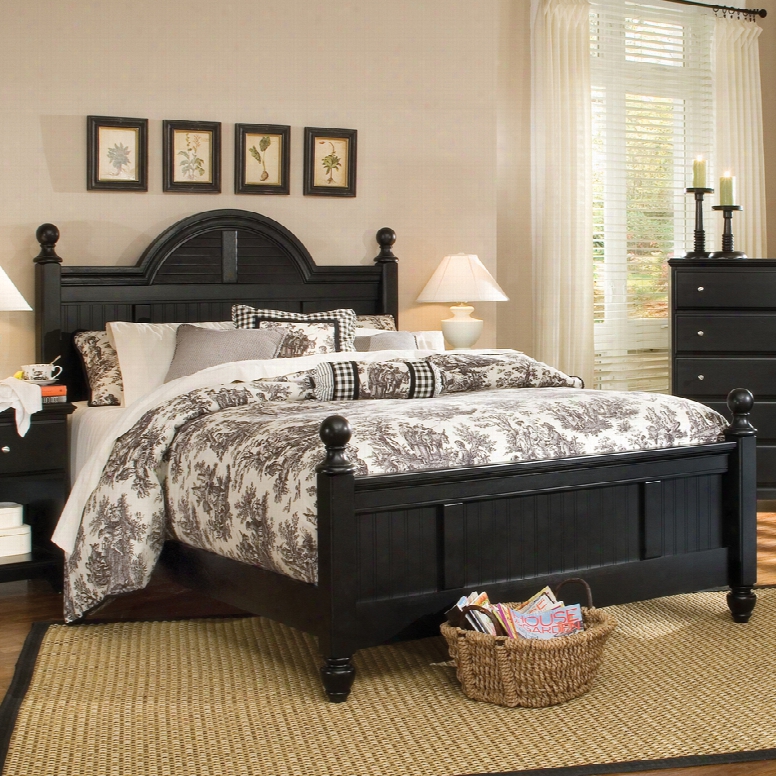 Carolina Furniture Works Midnight Full Cottage Bed