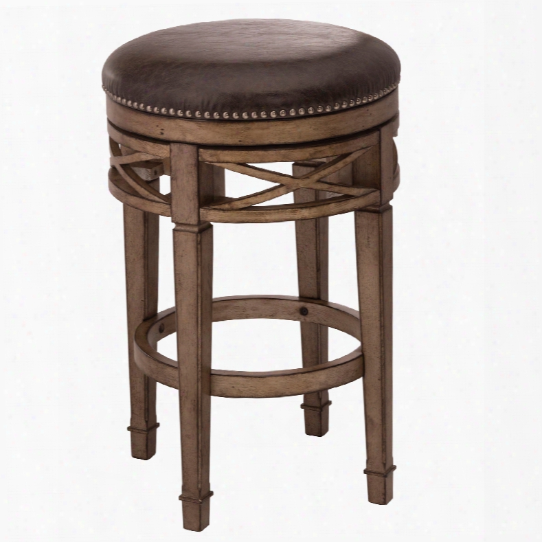 Hillsdale Furniture Chesterfield Backless Swivel Counter Stool