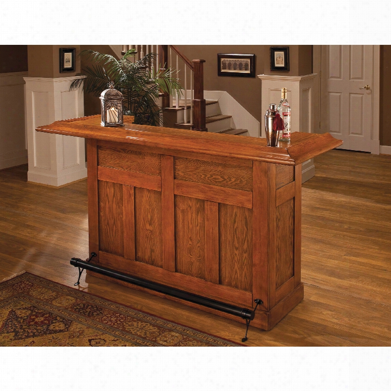 Hillsdale Furniture Classic Large Bar In Oak