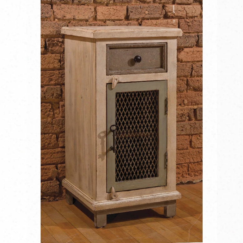 Hillsdale Furniture Larose Door Cabinet With Chicken Wire