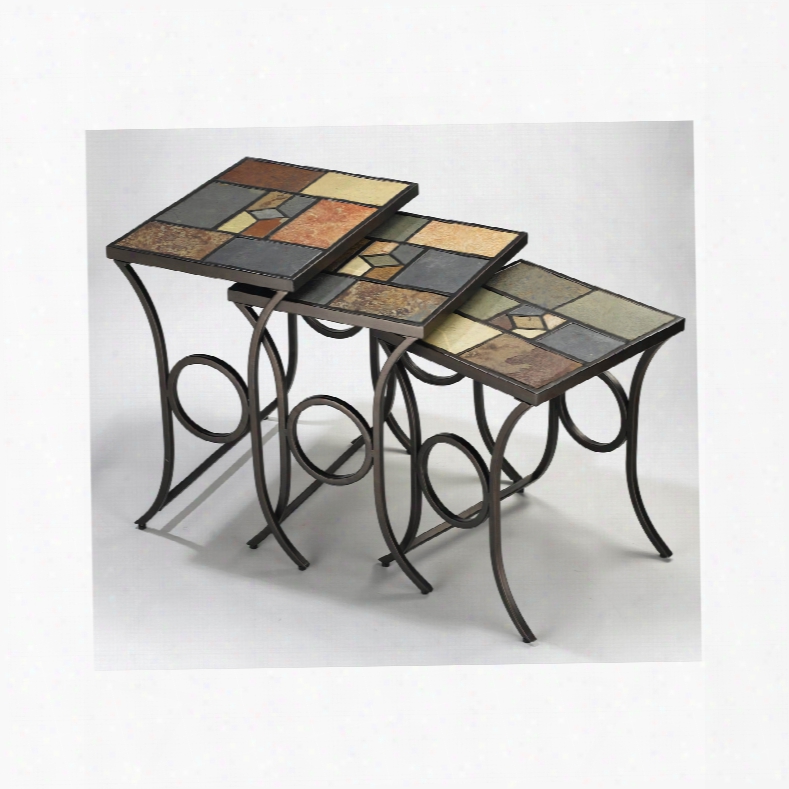 Hillsdale Furniture Pompei Set Of Three Nesting Tables