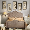 Alton Alisa Hand Tufted Upholstered Queen Bed in Mocha