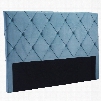 Zuo Modern Matias King Headboard in Blue Velvet