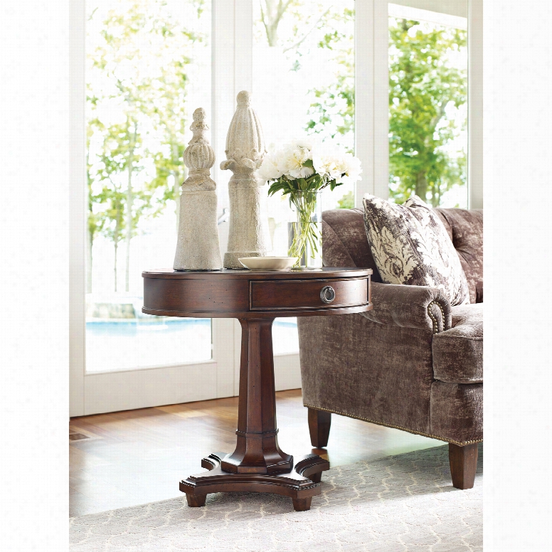 Rachael Ray Home Upstate Round Lamp Table By Legacy Classic Furniture