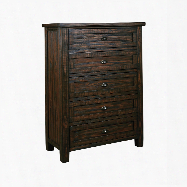 Signature Design By Ashley Timber And Tanning Trudell 5 Drawer Chest