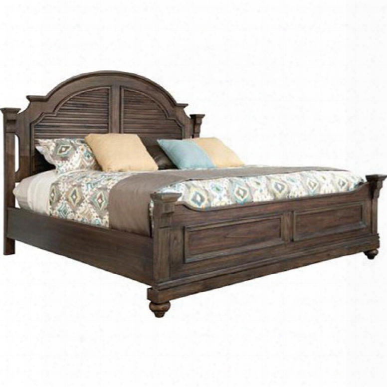 Hekman Homestead Lourvered Queen Bed