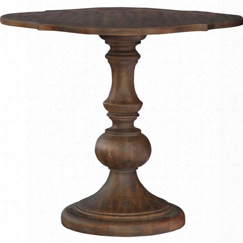 Hekman Napa Valley Round Pedestal Lamp Table