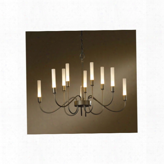 Hubbardton Forge Lisse 10 Arm Chandelier