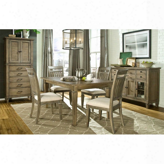 Legacy Classic Brownstone Village 5-piece Dining Set