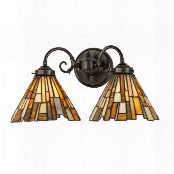 Meyda Tiffany Jadestone Delta 2-light Wall Sconce