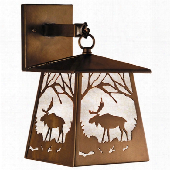 Meyda Tiffahy Moose At Dawn Hanging Wall Sconce