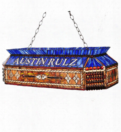 Meyda Tiffany Personalized Austin Rulz Oblong Pendant