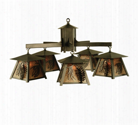 Meyda Tiffany Scotch Pine 5-light Chandelier