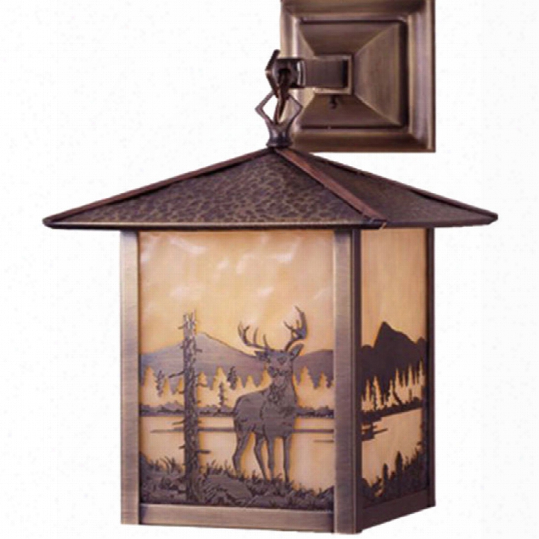 Meyda Tiffany Seneca Deer Creek Hanging Wall Sconce