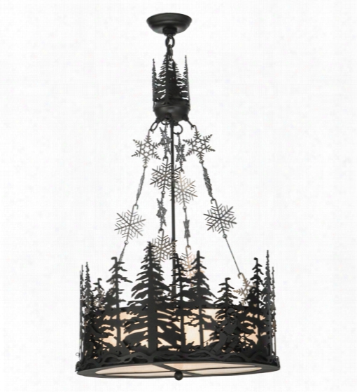 Meyda Tiffany Skier At Dusk Inverted Pendant