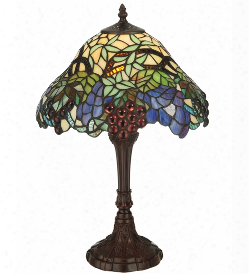 Meyda Tiffany Spira Grape Accent Lamp