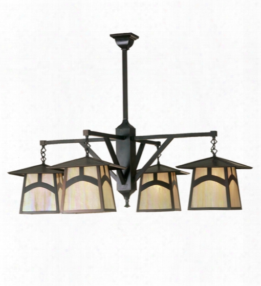 Meyda Tiffany Stillwater Hill Top 4-light Chandelier