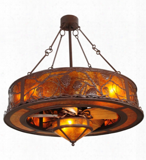 Meyda Tiffany Whispering Pines Fan Light Chandel-air