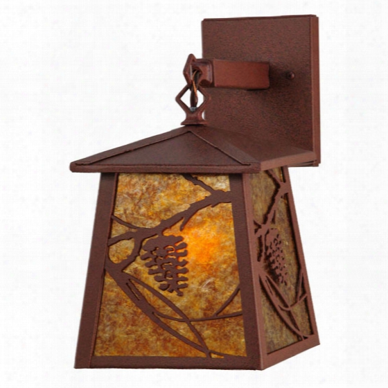 Meyda Tiffany Whispering Pines Lantern Wall Sconce