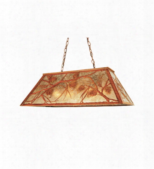 Meyda Tiffany Whispering Pines Oblong Pendant