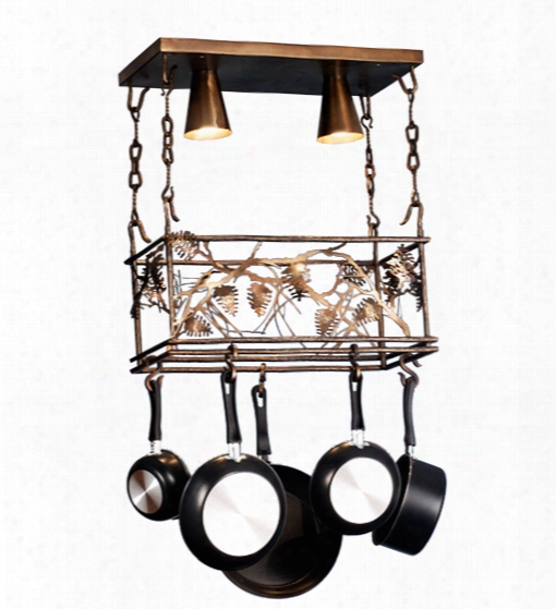 Meyda Tiffany Whispering Pines Pot Rack