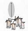 Meyda Tiffany Hyde Park Wright 4-Light Chandelier