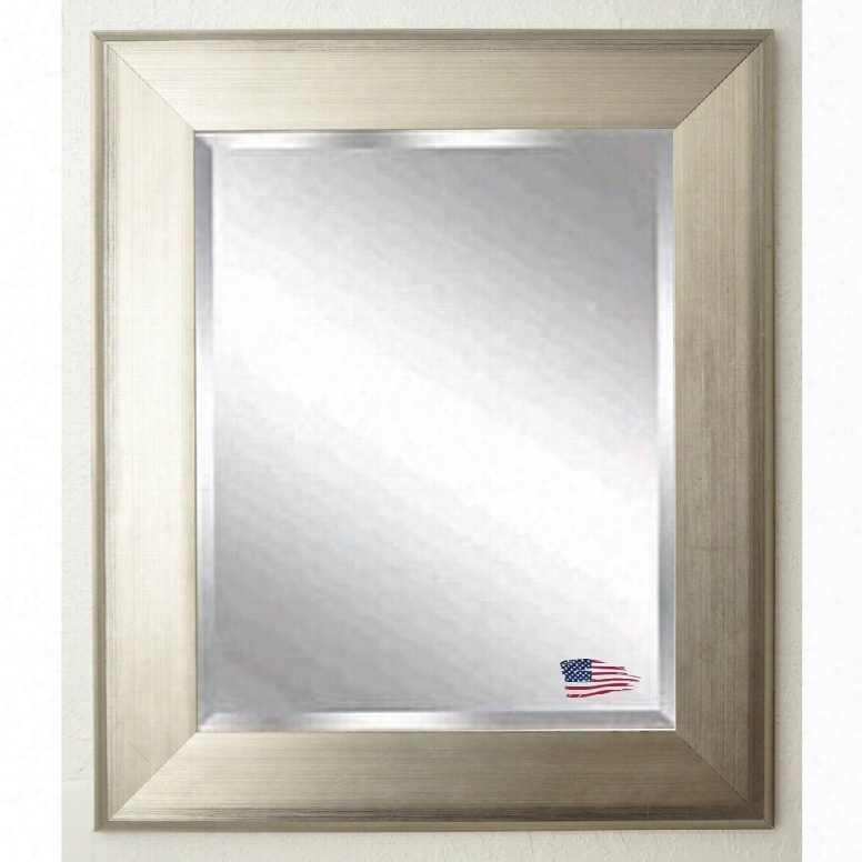 Rayne Mirrors Jovie Jane Brushed Silver Wall Mirror