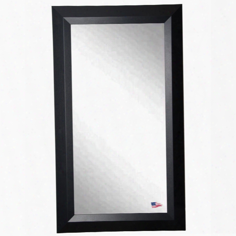 Raynne Mirrors Jovie Jane Solid Black Angle Floor Mirror