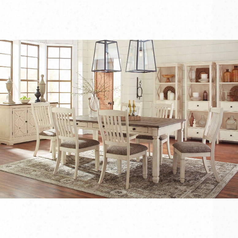 Signature Design By Ashley Bolanburg 7 Piece Dining Set