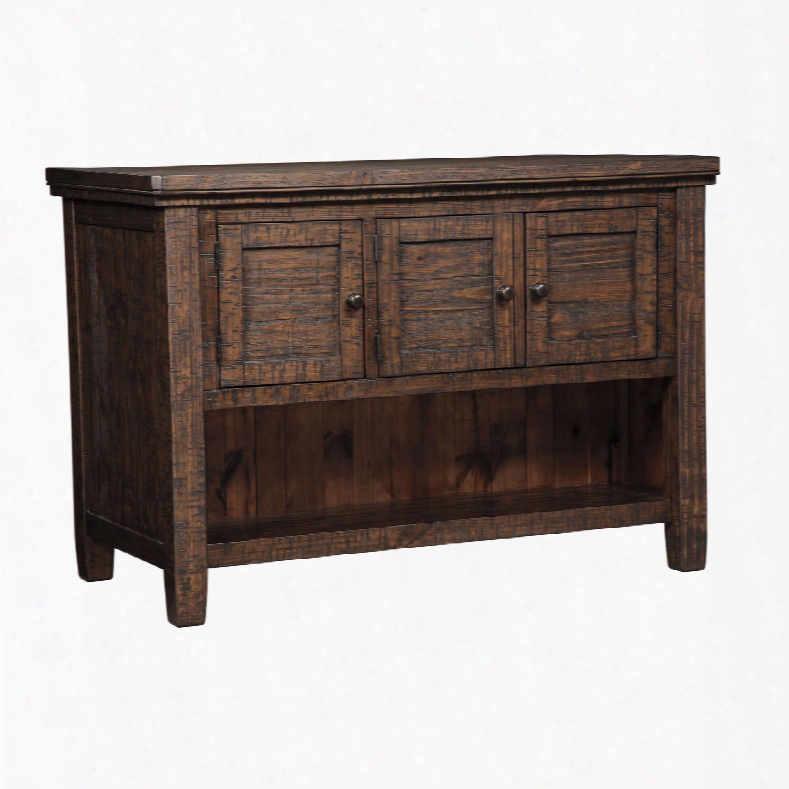 Signature Design By Ashley Timber And Tanning Trudell Rectangular Counter Height Table With Storage