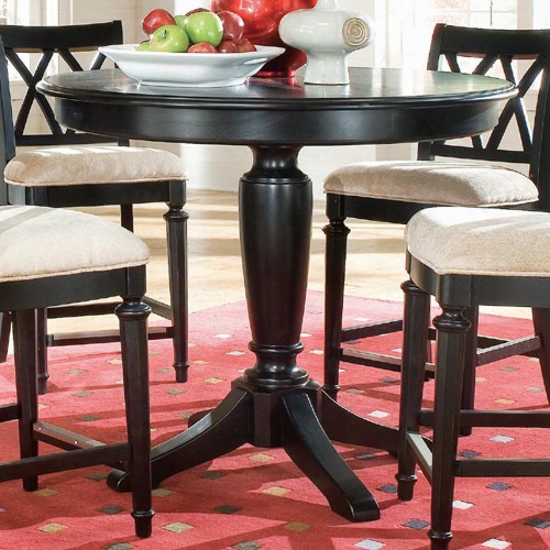 American Drew Camden Dark Counter Height Pedestal Table