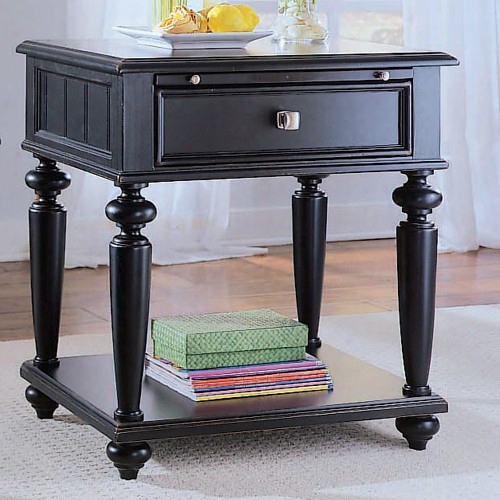 American Drew Camden Dark Leg Nightstand