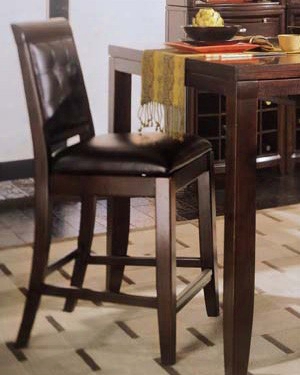 American Drew Tribecca Leather Bar Stool