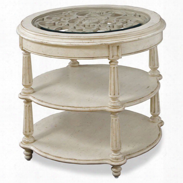 Art Provenance Round Lamp Table