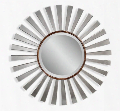 Bassett Mirror Company Bronze-clear Decorative Round Wall Mirror