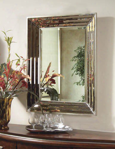 Bassett Mirror Company Clear Beveled Wall Mirror