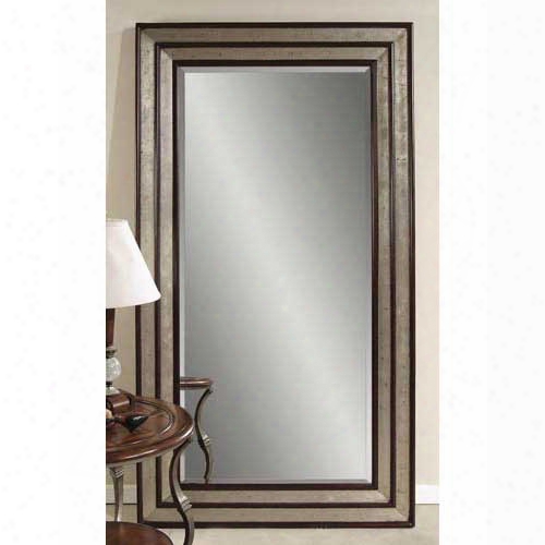 Bassett Mirror Company Silver-merlot Floor Mirror