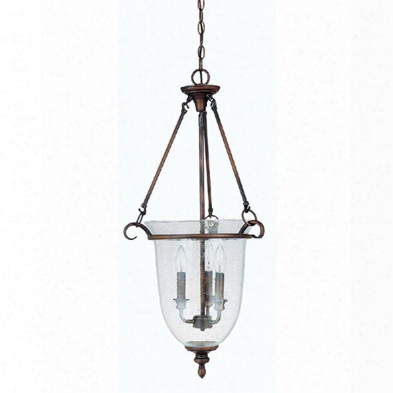 Capital Lighting 3-light Foyer Fixture In Burnished Bronze