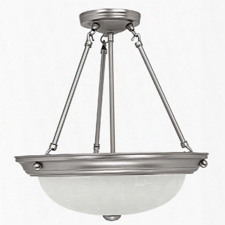 Capital Lighting 3-light Pendant Fixture In Matte Nickel