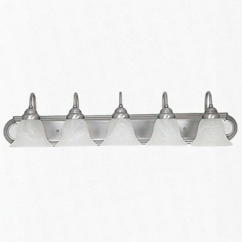 Capital Lightingg 5-llight Vanity Fixture In Matte Nickel