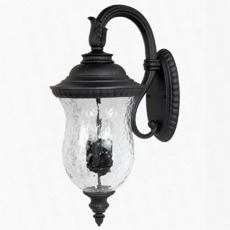 Capital Lighting Ashford 4-light Outdoor Wall Lantern In Black